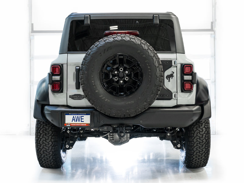 

AWE Tuning 3025-31327 - AWE3025-31327 - AWE Tuning 22-24 Ford Bronco Raptor 4WD Dual BashGuards Cat-Back SwitchPath Exhaust (No Tips) - Shipped in Europe - Tuningsupply.com
