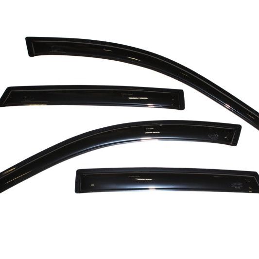 AVS 03-08 Pontiac Vibe Ventvisor Outside Mount Window Deflectors 4pc - Smoke-tuningsupply.com