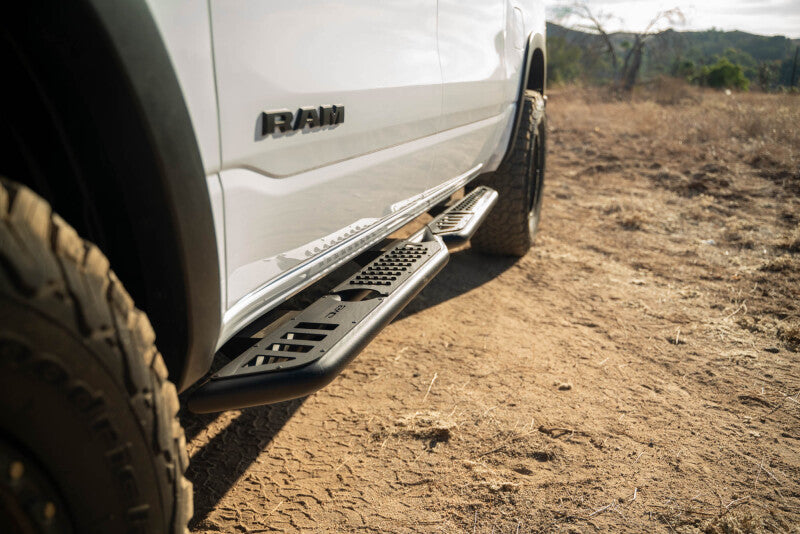 

DV8 Offroad SRDR1-01 - DVESRDR1-01 - DV8 Offroad 19-25 RAM 1500 Crew Cab OE Plus Side Steps - Black Steel - Shipped in Europe - Tuningsupply.com
