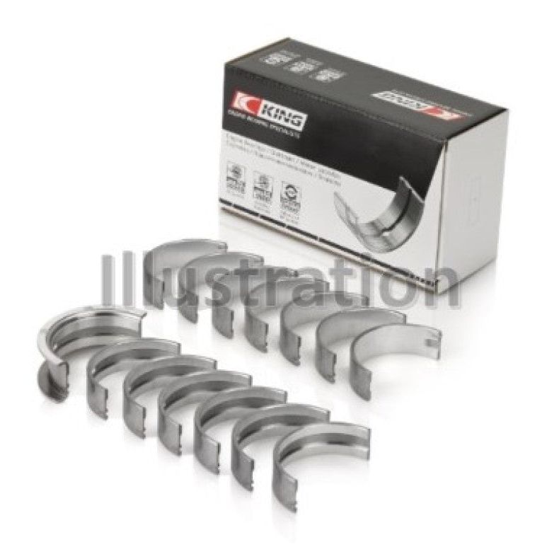 King BMW N57 D30 A/B/C / N57N / N57S (Size +0.25mm) Main Bearing Set-tuningsupply.com