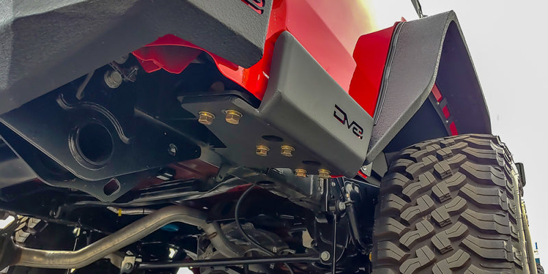 DV8 Offroad 2019+ Jeep Gladiator Bedside Sliders-tuningsupply.com