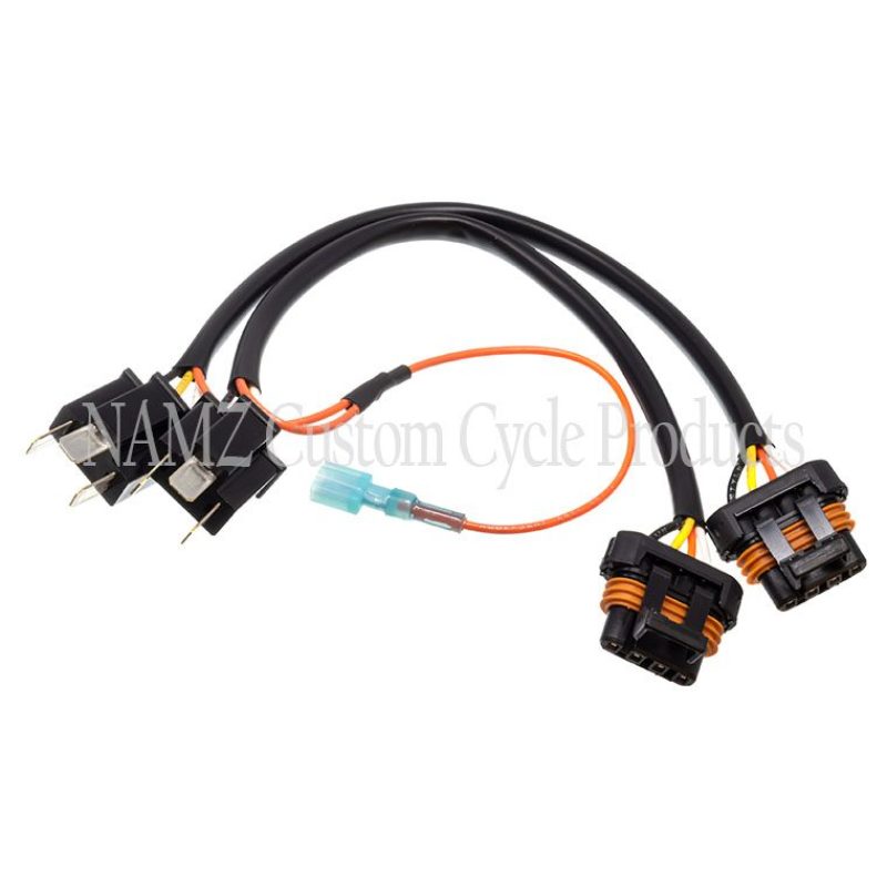 

NAMZ NHD-69200533 - NAMNHD-69200533 - NAMZ 04-23 V-Twin FLTR OEM LED Headlamp Adaptor Daymaker Harness (HD 69200533) - Shipped in Europe - Tuningsupply.com
