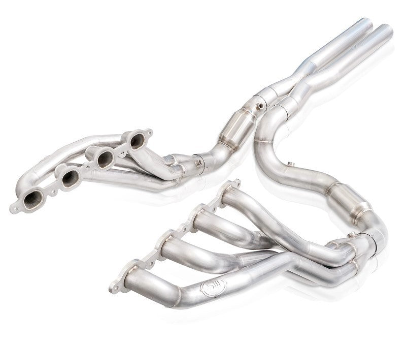 

Stainless Works  - SSWCT19HCAT - Stainless Works 2019+ Chevrolet Silverado 5.3/6.2 Catted Headers 1-7/8in Primaries 3in Leads X-Pipe - Shipped in Europe - Tuningsupply.com
