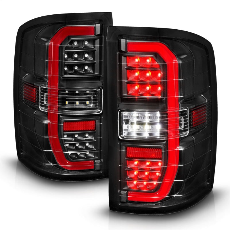 

ANZO 311464 - ANZ311464 - ANZO 14-18 GMC Sierra 1500 Full LED Taillights Black Housing Clear Lens (w/C Light Bars) - Shipped in Europe - Tuningsupply.com
