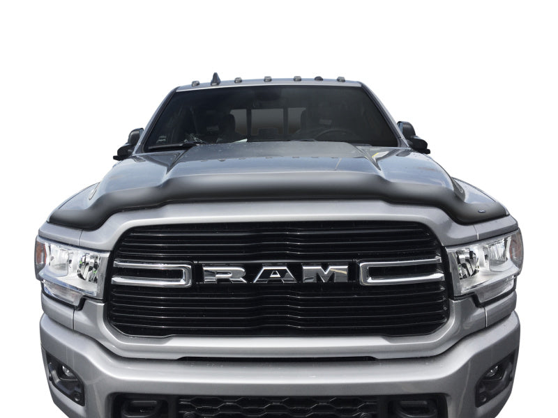 AVS 19-22 Dodge RAM 2500 Aeroskin Low Profile Hood Shield - Matte Black-tuningsupply.com