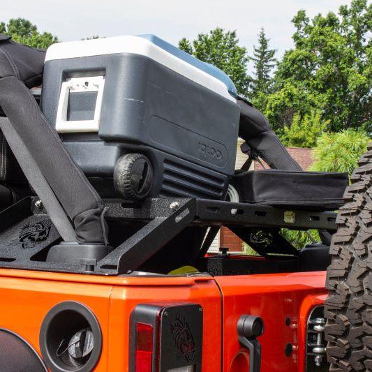 Fishbone Offroad 07-18 Jeep Wrangler JK 4 Door Fisbone Offroad Interior Storage Rack-tuningsupply.com