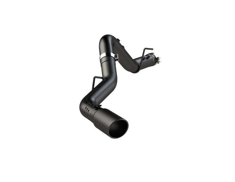 MBRP 2020+ GMC/Chevy 2500/3500 6.6L Duramax 4in Mand Bent Tubing Pro-Ser Cat Back Single Side - Blk-tuningsupply.com