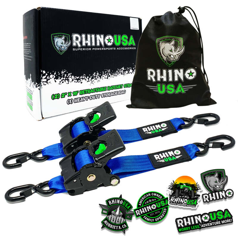 
  

Rhino USA TD-RSRE2X10-BLU - RSATD-RSRE2X10-BLU - Rhino USA Retractable Ratchet Straps (2Pk 2Inx10Ft) Blue - Shipped in Europe - Tuningsupply.com

