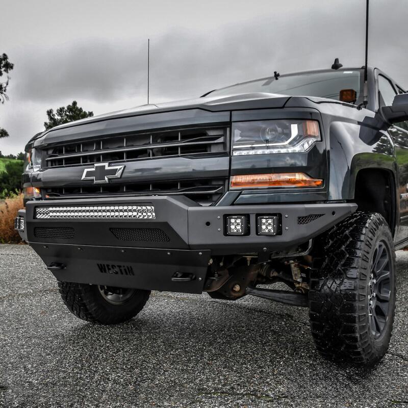

Westin 58-41005 - WES58-41005 - Westin 16-19 Chevy/GMC  Silverado/Sierra 1500 Pro-Mod Front Bumper - Shipped in Europe - Tuningsupply.com
