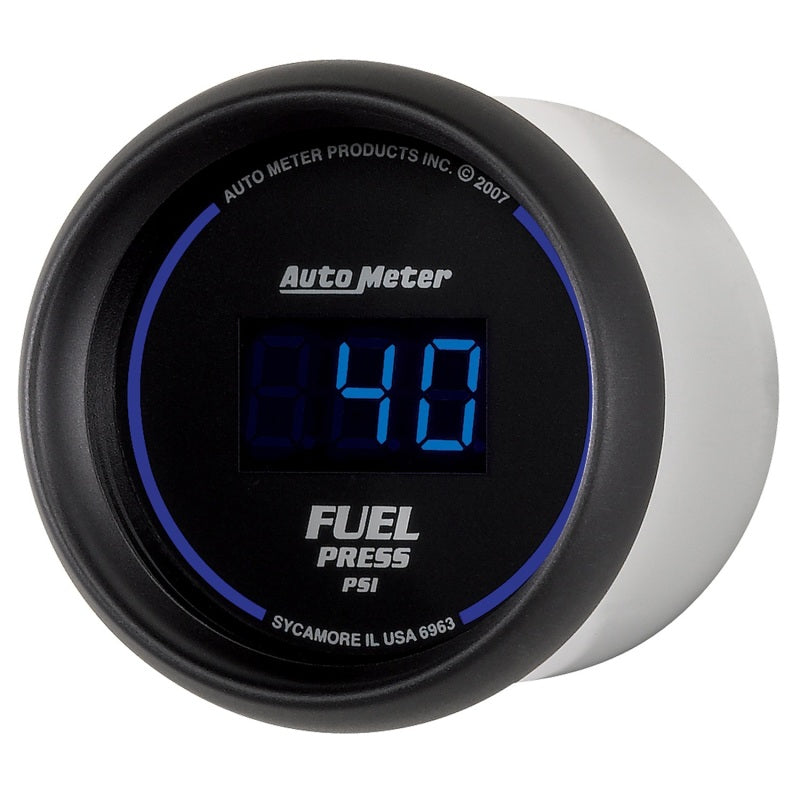 

AutoMeter 6963 - ATM6963 - Autometer 52.4mm 1-100 PSI Black Digital Fuel Pressure Gauge - Shipped in Europe - Tuningsupply.com
