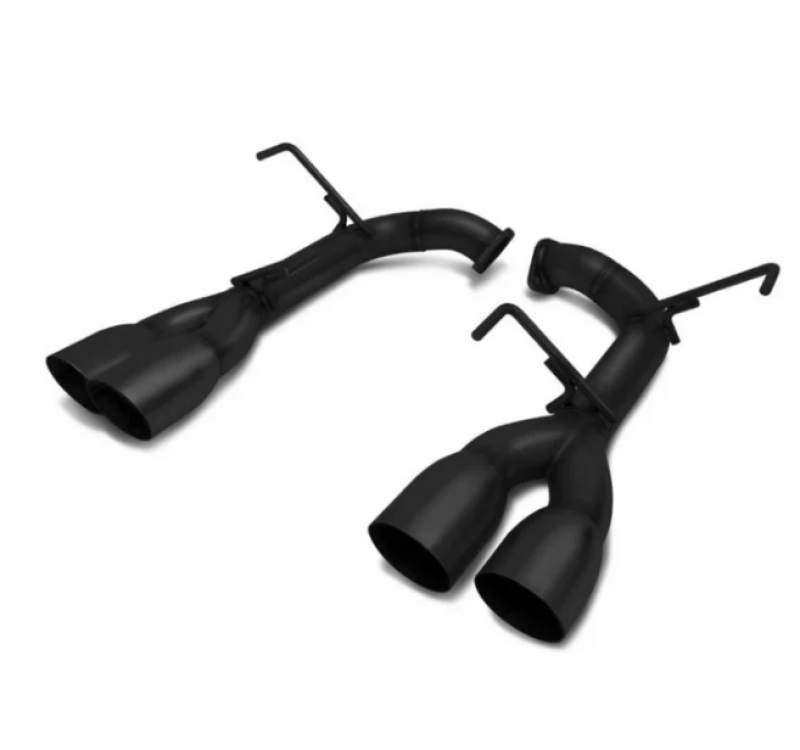 BLOX Racing 2022+ WRX Muffler Delete / Axle Back Single Wall 4in - Matte Black Tips-tuningsupply.com