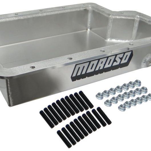 Moroso Ford E40D/4R100 Transmission Pan - 3.642in-Transmission Pans-Moroso-MOR42050-SMINKpower Performance Parts