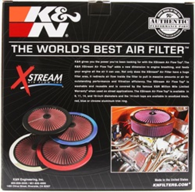 

K&N Engineering 66-1401XP - KNN66-1401XP - K&N X-Stream Top Filter X-Stream 14 inch OD Chrome - Shipped in Europe - Tuningsupply.com
