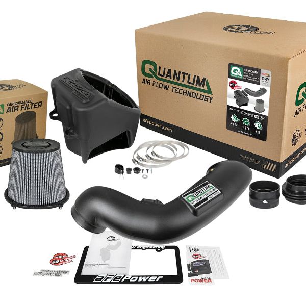 aFe Quantum Pro DRY S Cold Air Intake System 17-18 Ford PowerStroke V8 6.7L (td)-tuningsupply.com