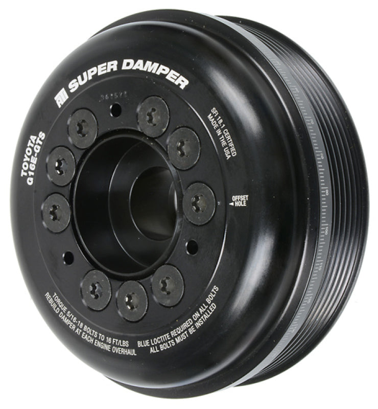 
    

ATI ATI917381 - APPATI917381 - ATI Damper - 5.885in - Aluminum - Toyota G16E-GTS - 3-Ring - Shipped in Europe - Tuningsupply.com

  