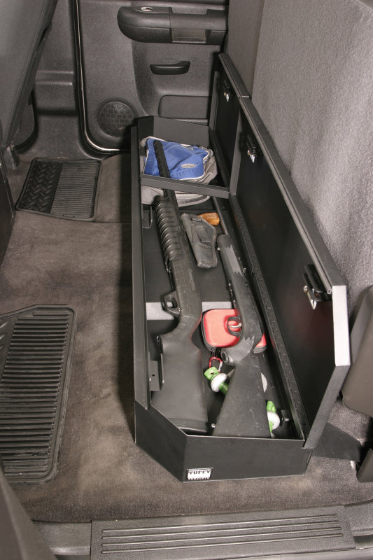 

Tuffy Products 307-01 - TFY307-01 - Tuffy Chevrolet Silverado & Gmc Sierra Underseat Lockbox Full Length W/ Keyed Lock For - Shipped in Europe - Tuningsupply.com
