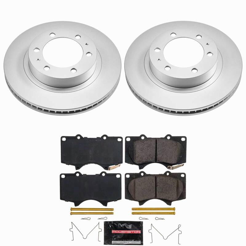 

PowerStop CPK137-23 - PSBCPK137-23 - Power Stop 03-09 Toyota 4Runner Front Z23 Coated Brake Kit - Shipped in Europe - Tuningsupply.com
