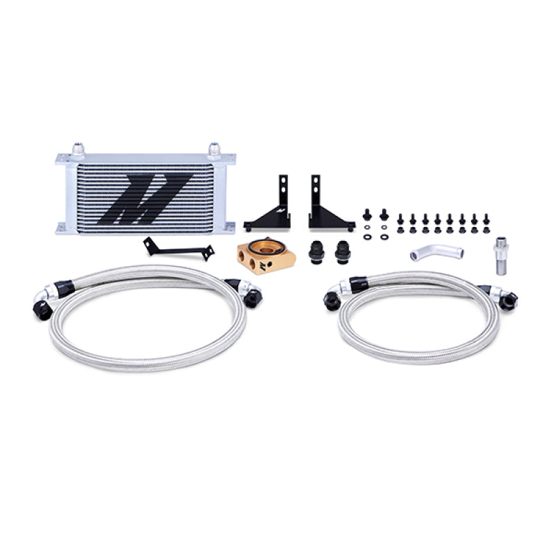 Mishimoto 14-16 Ford Fiesta ST Thermostatic Oil Cooler Kit - Silver-tuningsupply.com