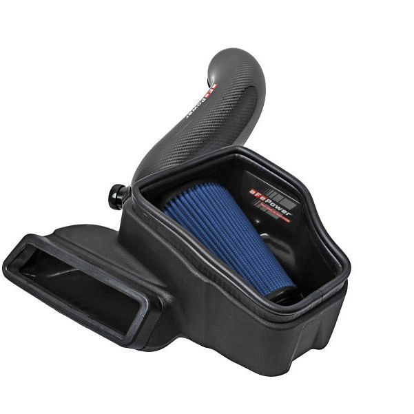 aFe 15-19 VW Golf R (MKVII) L4-2.0L (t) Track Series Carbon Fiber Intake System w/ Pro 5R Filter-tuningsupply.com