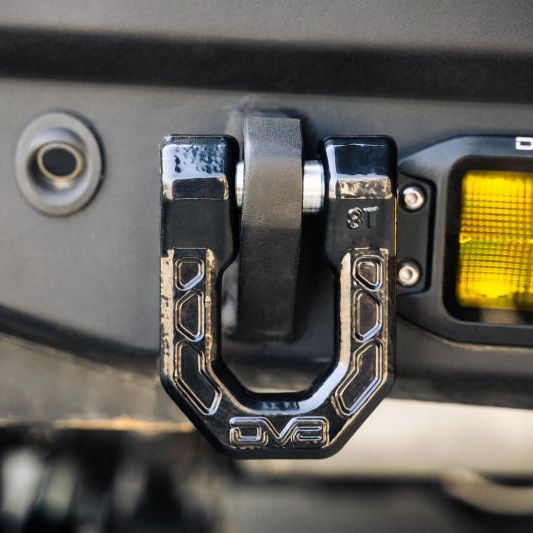 DV8 Offroad Elite Series D-Ring Shackles - Pair (Black)-tuningsupply.com