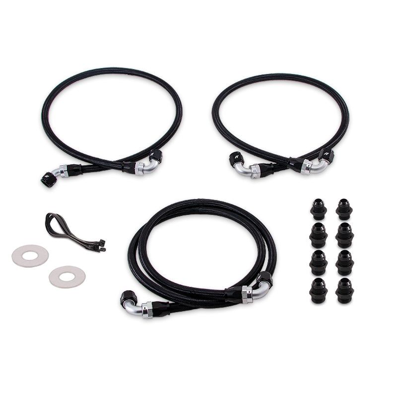 Mishimoto 06-10 Chevrolet/GMC 6.6L Duramax (LLY/LBZ/LMM) Transmission Cooler Line Kit-Transmission Coolers-Mishimoto-MISMMTCL-DMAX-06-SMINKpower Performance Parts