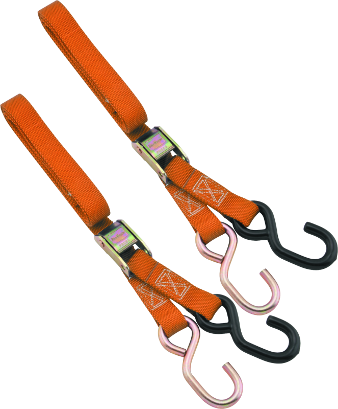 BikeMaster 1in Tiedown - Orange-tuningsupply.com