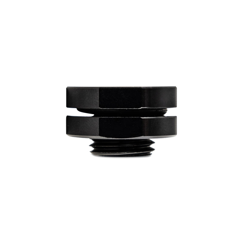 Mishimoto 1/8in NPT CNC-Machined Nozzle Mount Adapter - Black-tuningsupply.com