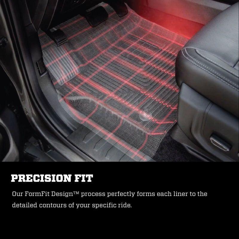 Husky Liners 15-17 Cadillac Escalade X-Act Contour Black Floor Liners (2nd Seat)-tuningsupply.com