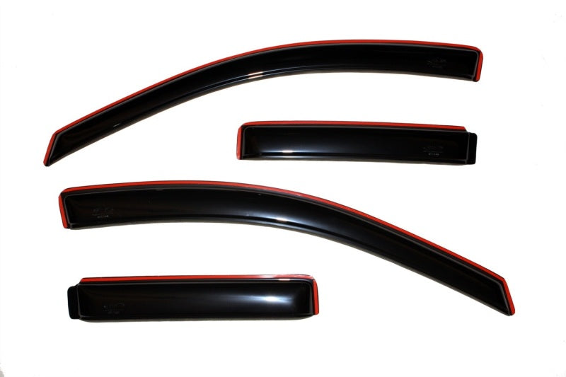 AVS 07-10 Jeep Compass Ventvisor In-Channel Front & Rear Window Deflectors 4pc - Smoke-tuningsupply.com