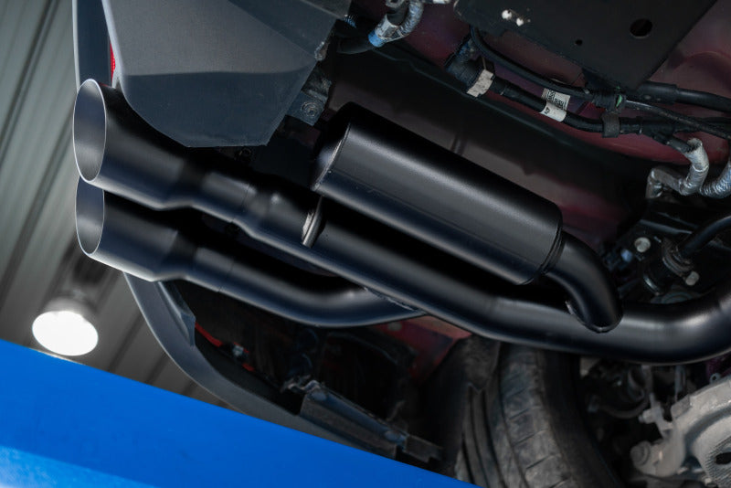 

MBRP PS7207BLK - MBRPS7207BLK - MBRP 18-19 Ford Mustang GT 5.0 3in Cat Back Quad Tip Race Version - Black - Shipped in Europe - Tuningsupply.com
