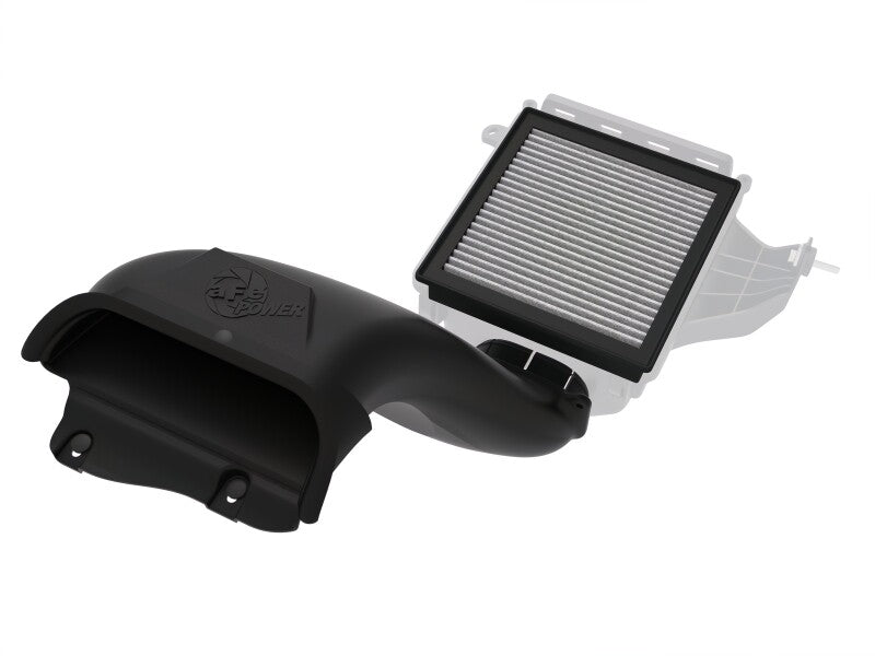 aFe 21-24 Ford F-150 V6/V8 Dynamic Air Scoop w/ Pro DRY S Filter (D.A.S. PLUS)-tuningsupply.com