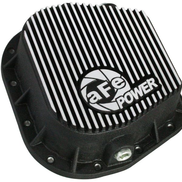 aFe Power Rear Differential Cover (Machined) 12 Bolt 9.75in 11-13 Ford F-150 EcoBoost V6 3.5L (TT)-tuningsupply.com