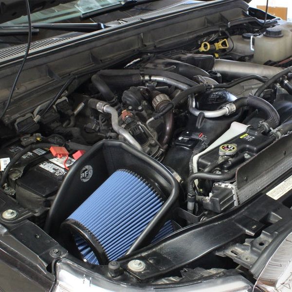 aFe MagnumFORCE Intakes Stage-2 P5R AIS P5R Ford Diesel Trucks 11-15 V8-6.7L (td)-tuningsupply.com