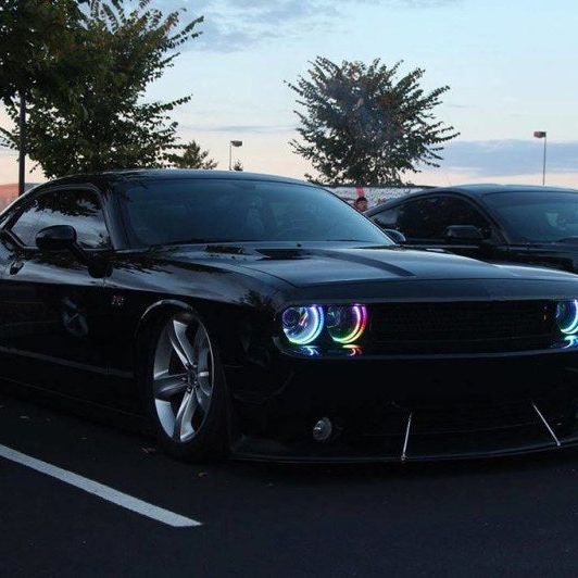 Oracle 15-21 Dodge Challenger Dynamic Surface Mount Headlight Halo Kit - ColorSHIFT - Dynamic-Fog Lights-ORACLE Lighting-ORL3990-332-SMINKpower Performance Parts