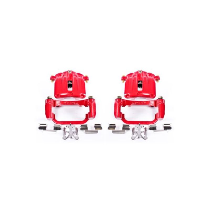 

PowerStop S4854 - PSBS4854 - Power Stop 04-05 Cadillac DeVille Rear Red Calipers w/Brackets - Pair - Shipped in Europe - Tuningsupply.com

