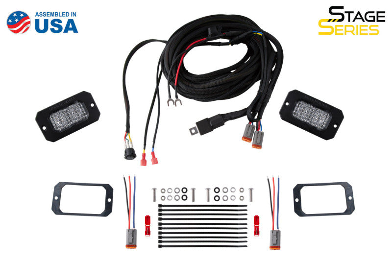 Diode Dynamics Stage Series Flush Mount Reverse Light Kit C2 Pro-tuningsupply.com