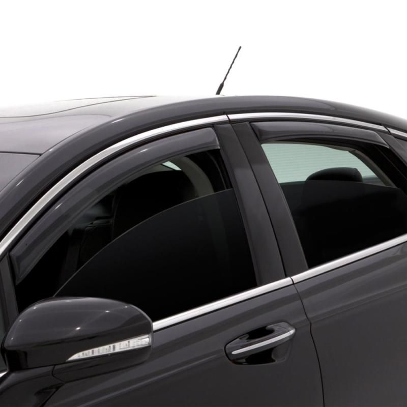 AVS 10-18 Toyota 4Runner Ventvisor In-Channel Front & Rear Window Deflectors 4pc - Smoke-tuningsupply.com