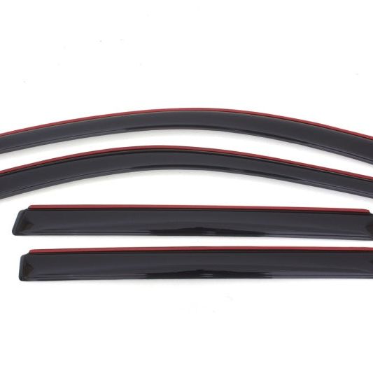 AVS 13-18 Nissan Pathfinder Ventvisor In-Channel Front & Rear Window Deflectors 4pc - Smoke-tuningsupply.com