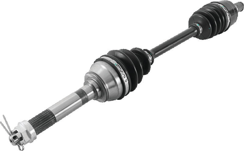 QuadBoss 18-20 Kawasaki KAF400 Mule SX Front Left Replacement Axle-tuningsupply.com