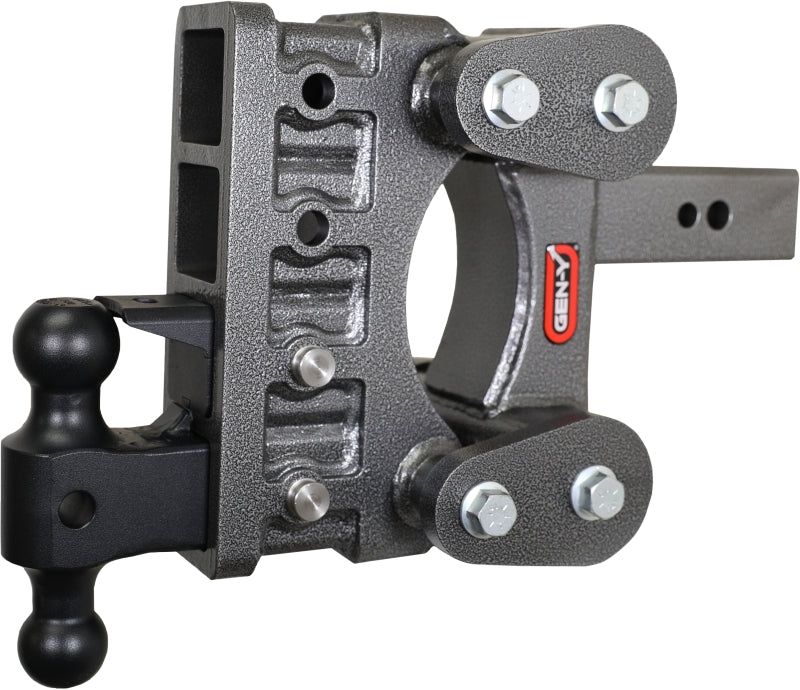 

GEN-Y Hitch GH-2124 - GENGH-2124 - Gen-Y The Boss Torsion-Flex 2.5in Shank 6in Drop 3.5K Hitch w/GH-0161 Dual-Ball/Pintle Lock - Shipped in Europe - Tuningsupply.com
