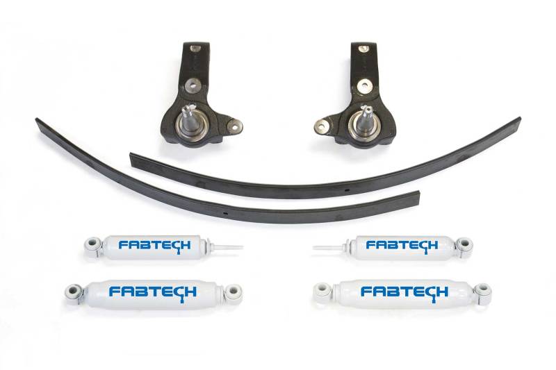 
  

Fabtech  - FABK7014 - Fabtech 95.5-04 Toy Tacoma 5 Lug 2WD 3in Spindle Sys w/Perf Shks - Shipped in Europe - Tuningsupply.com

