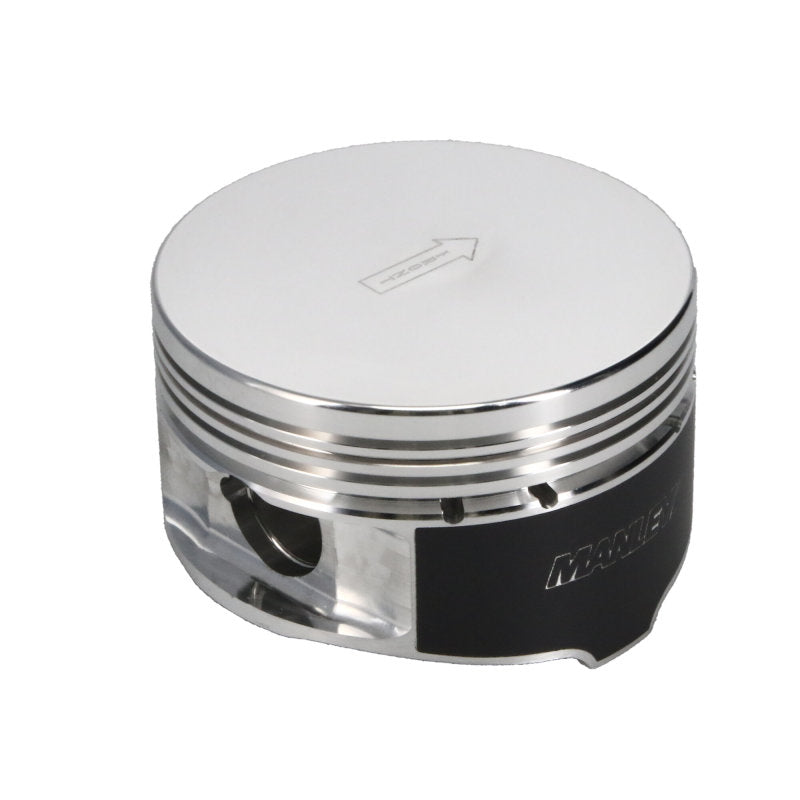 Manley Ford 4.6L/5.4L (3Valve) Flat Top Forged Aluminum 3.572in Bore 0cc Dome Piston Set-tuningsupply.com