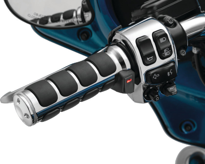 Kuryakyn Heated ISO Grips Throttle-By-Wire Chrome-tuningsupply.com