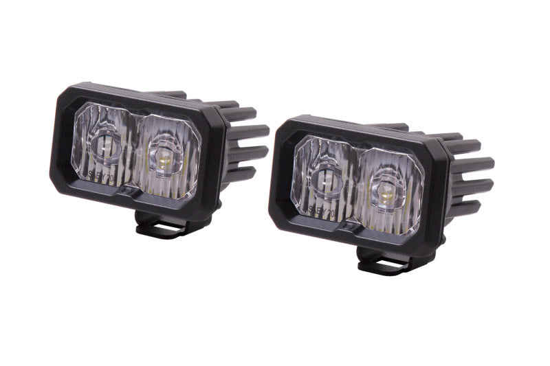 Diode Dynamics Stage Series 2 In LED Pod Sport - White Driving Standard ABL (Pair)-tuningsupply.com