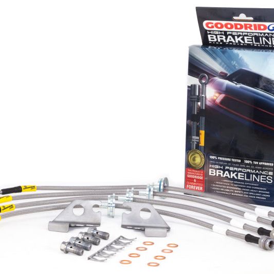 Goodridge 15-17 Chevrolet SS Stainless Steel Brake Line Kit-tuningsupply.com