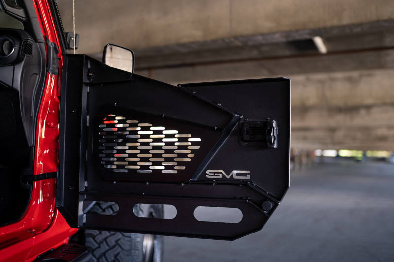 

DV8 Offroad  - DVEHDJL-02F - DV8 Offroad 18-22 Jeep Wrangler JL/JT Spec Series Half Doors - Front Set - Shipped in Europe - Tuningsupply.com
