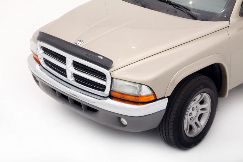 AVS 97-04 Dodge Dakota Bugflector Medium Profile Hood Shield - Smoke-tuningsupply.com