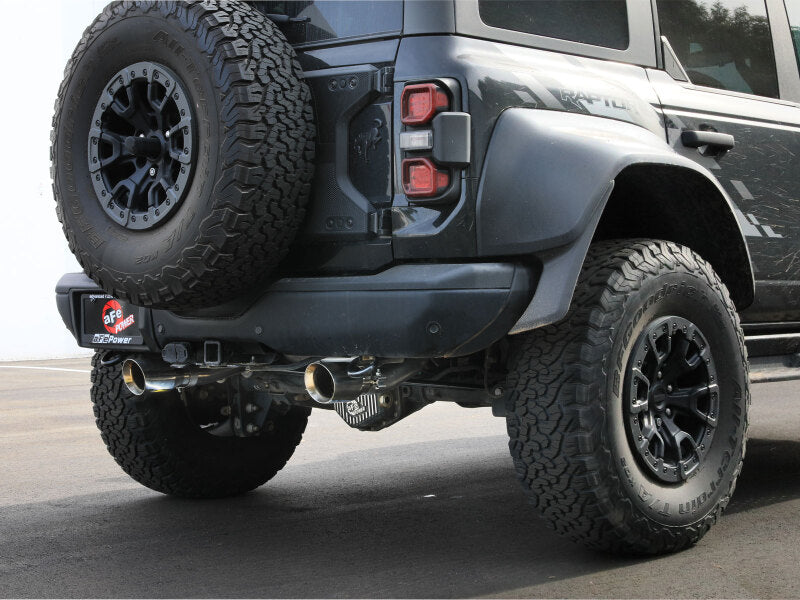 

aFe 49-33154-P - AFE49-33154-P - aFe 22-26 Ford Bronco V6 3.0L (tt) Vulcan Series 3in 304SS Cat-Back Exhaust System w/ Polished Tips - Shipped in Europe - Tuningsupply.com
