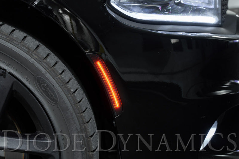 Diode Dynamics 15-21 Dodge Charger LED Sidemarkers - Smoked (set)-tuningsupply.com