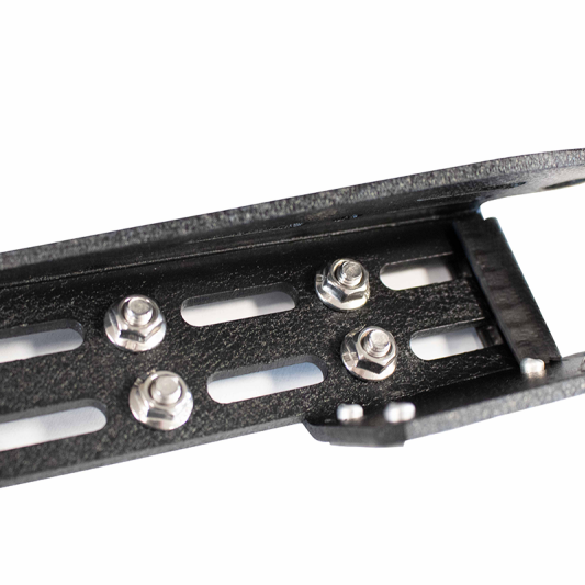 Fishbone Offroad 2007+ Jeep Wrangler/Gladiator Steel - Black Foot Peg Set-tuningsupply.com